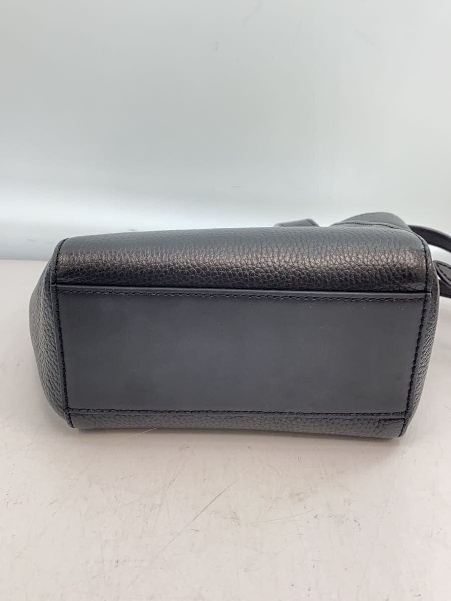 FURLAAERODITE MINI TOTE Shoulder Bag Leather BLK Solid 4