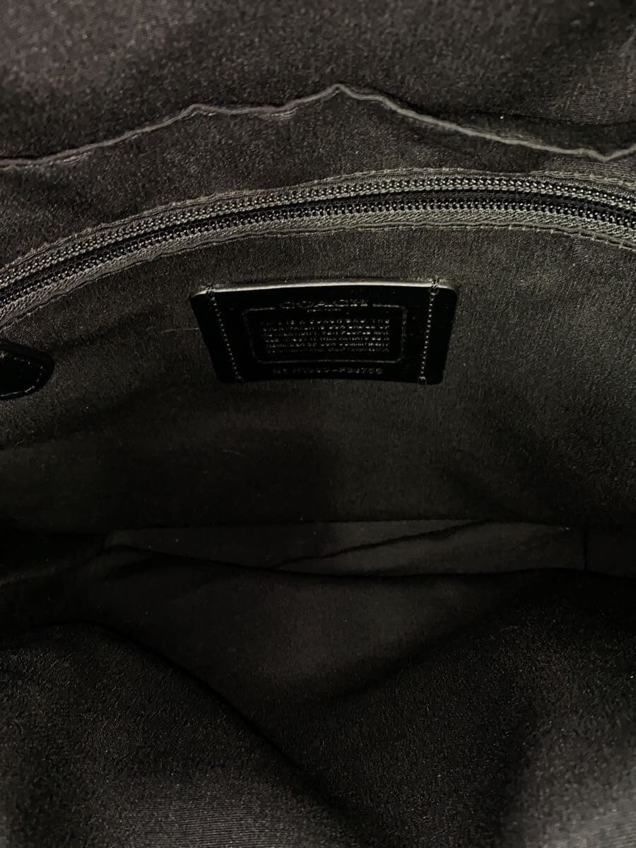 COACH Signature Graham Backpack Rucksack Leather BLK F38755 6