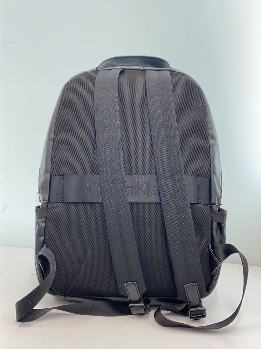 Calvin Klein Backpack Leather BLK 3