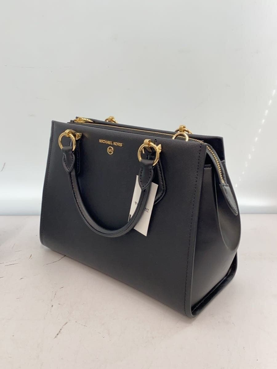 MICHAEL KORS Shoulder Bag Leather Black Solid 30S2G6AS2L 2