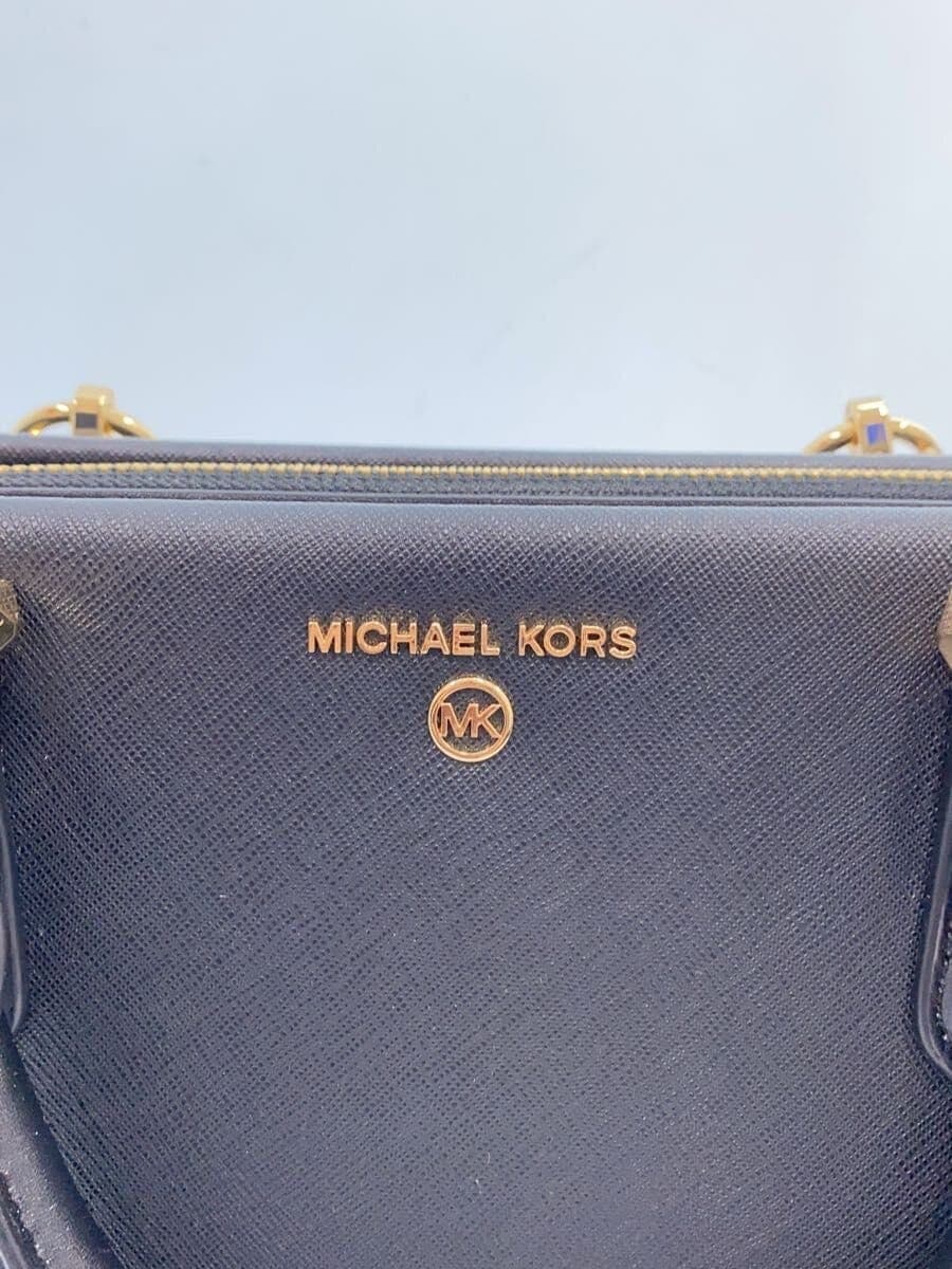 MICHAEL KORS Shoulder Bag Leather Black Solid 30S2G6AS2L 5