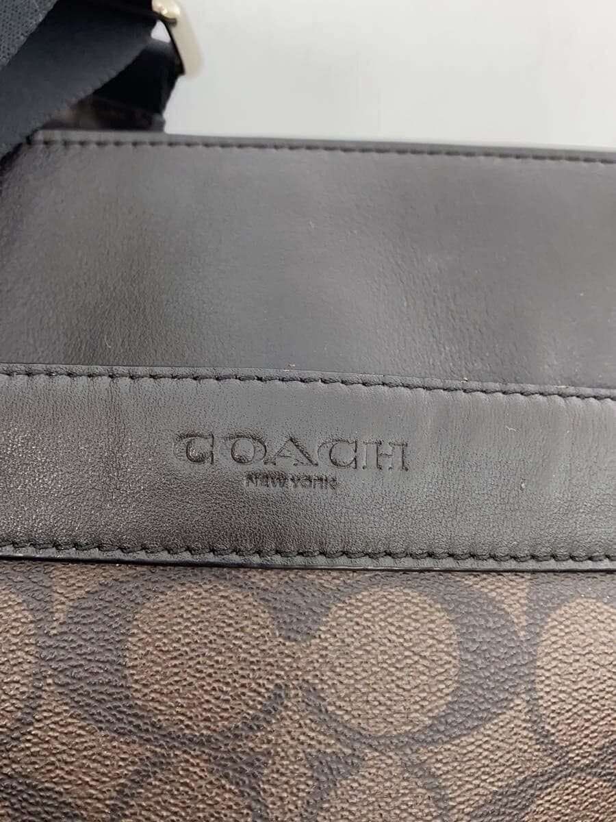 COACH Shoulder Bag Leather BRW All-over pattern n2l1661-f54781 5