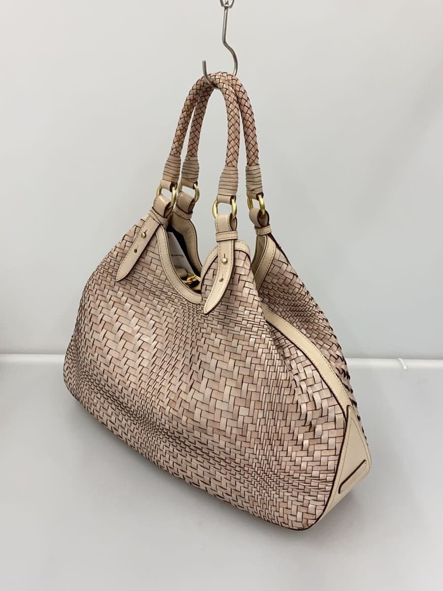 COLE HAAN Tote Bag Leather BEG 2