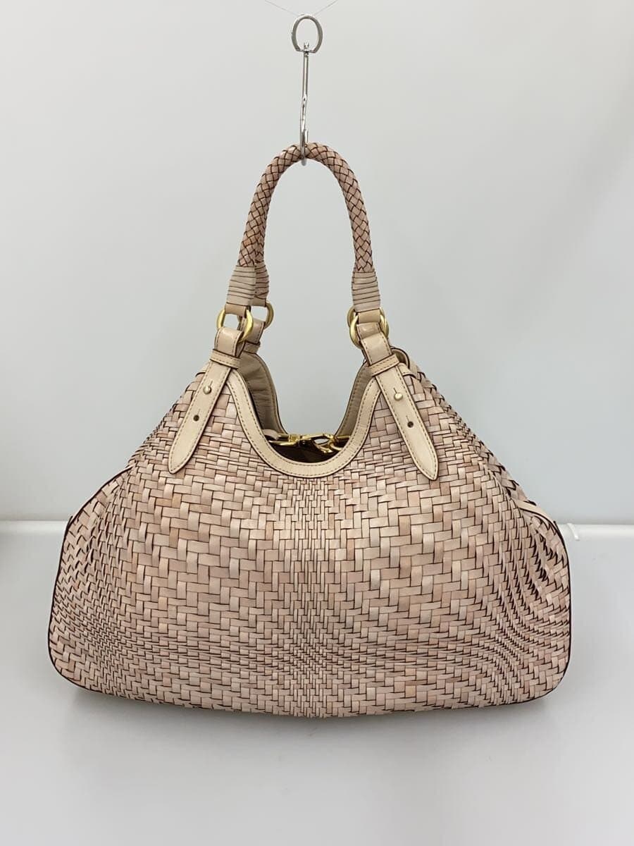 COLE HAAN Tote Bag Leather BEG 3