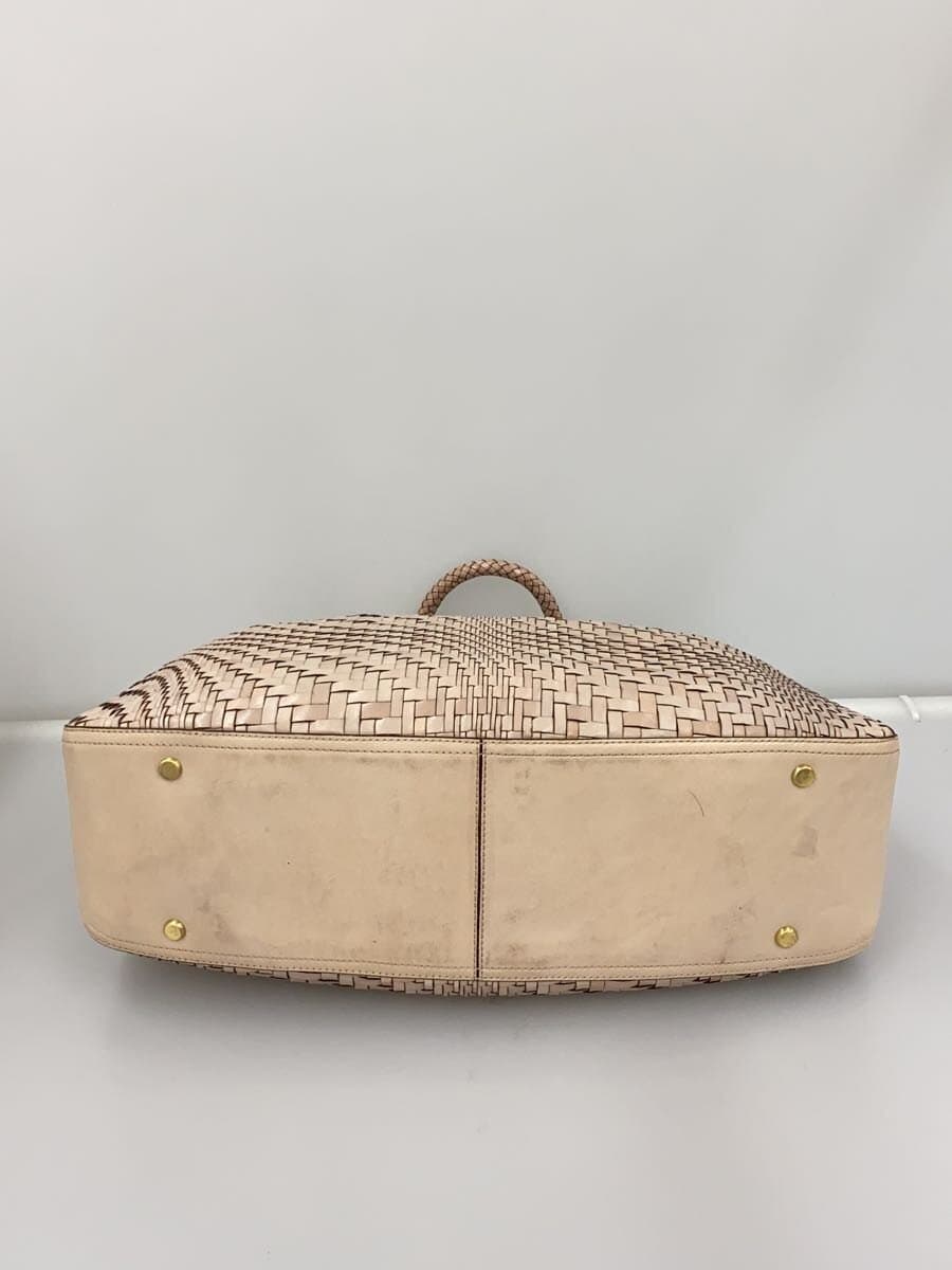 COLE HAAN Tote Bag Leather BEG 4