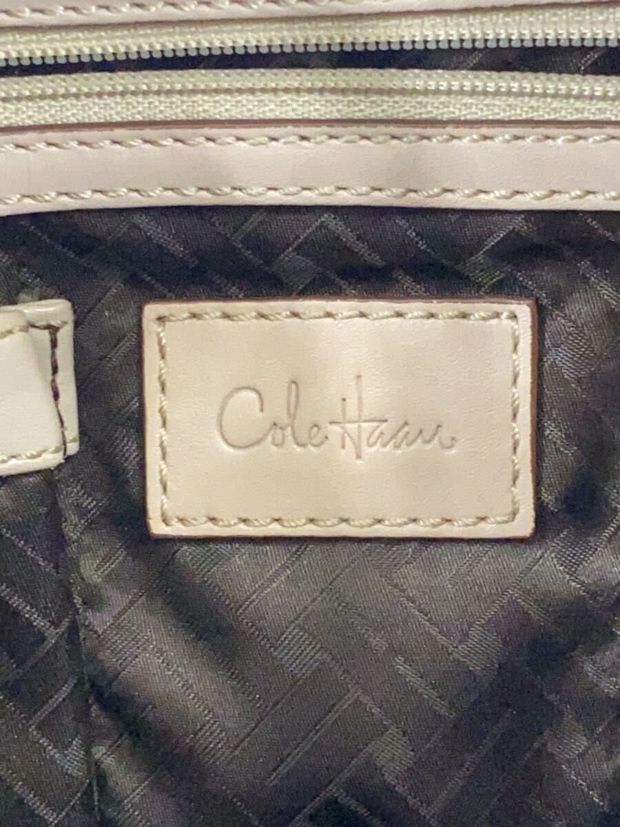 COLE HAAN Tote Bag Leather BEG 5