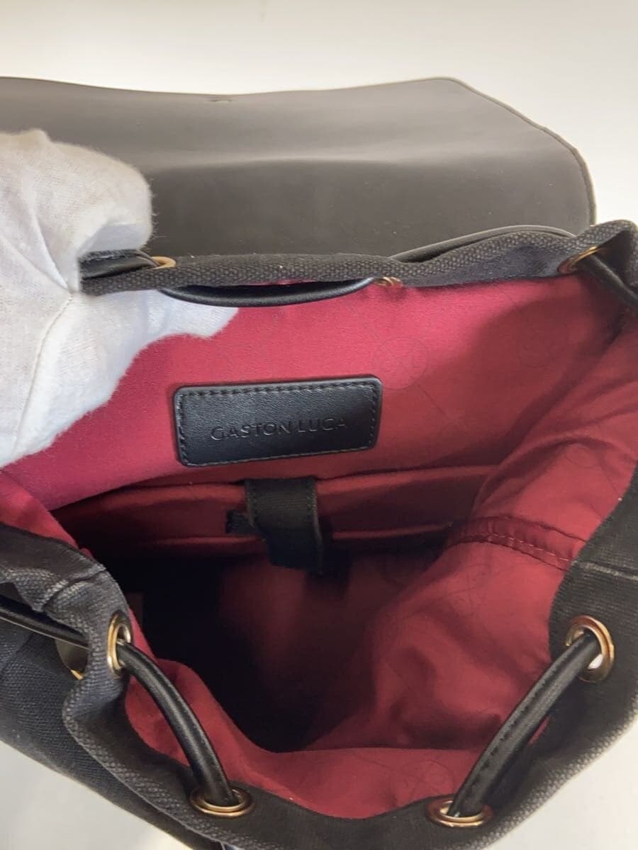 Gaston Luga Backpack Cotton BLK 6