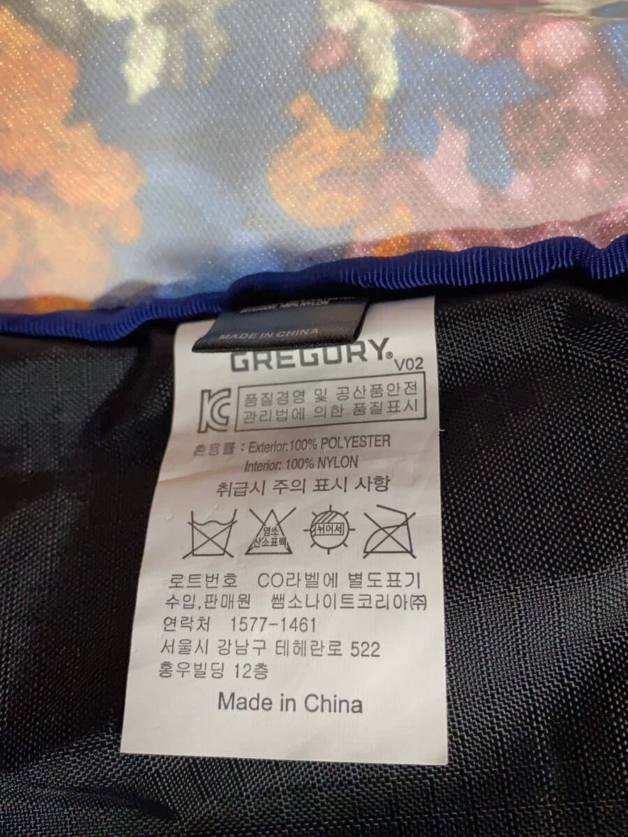 GREGORY Bag Polyester BLU Floral S Ring Bag 7