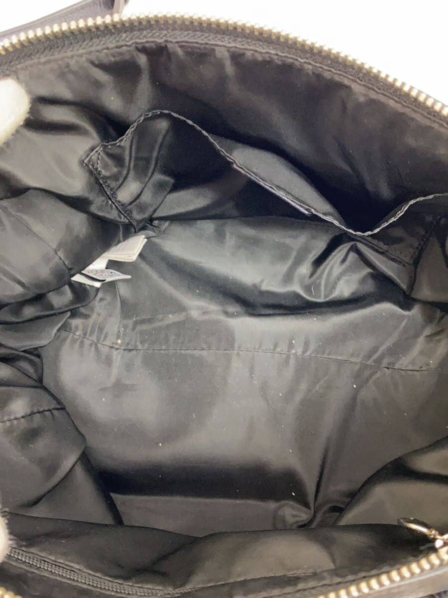 agnes b. Shoulder Bag Cowhide BLK IS30M-02 6