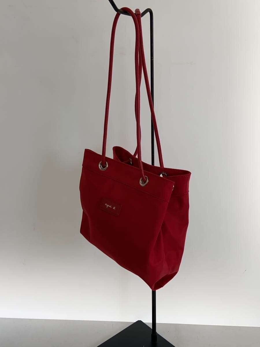 agnes b. × ADAM ET ROPE shoulder bag -- RED ×ADAM ET ROPE 2