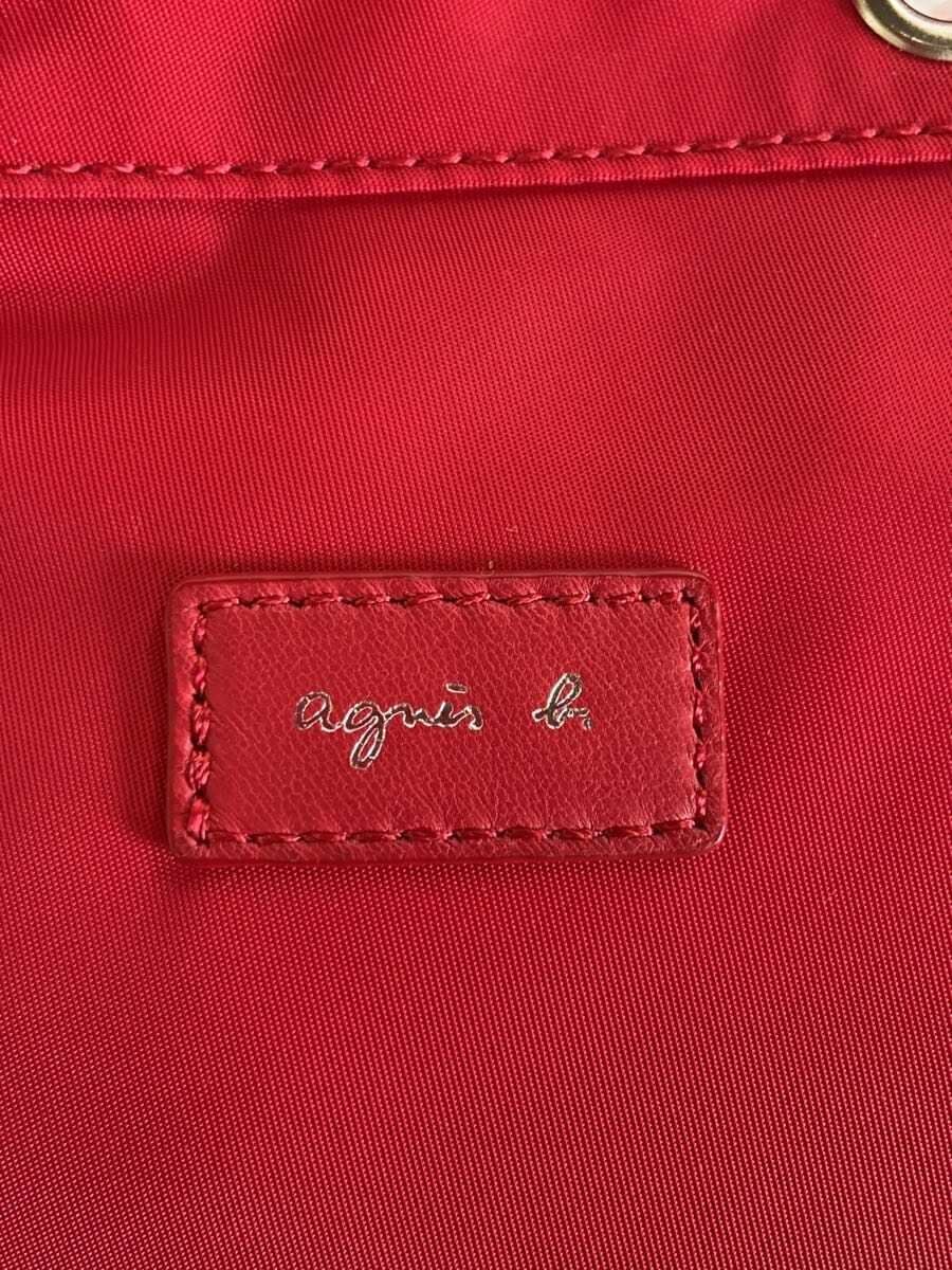 agnes b. × ADAM ET ROPE shoulder bag -- RED ×ADAM ET ROPE 5
