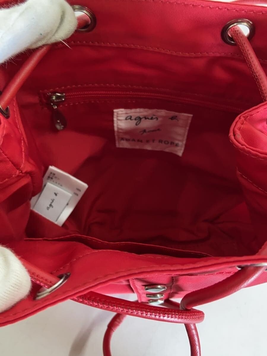 agnes b. × ADAM ET ROPE shoulder bag -- RED ×ADAM ET ROPE 6