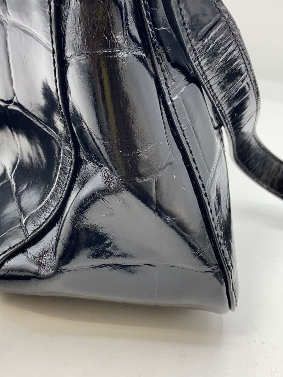 FURLA shoulder bag leather BLK 7