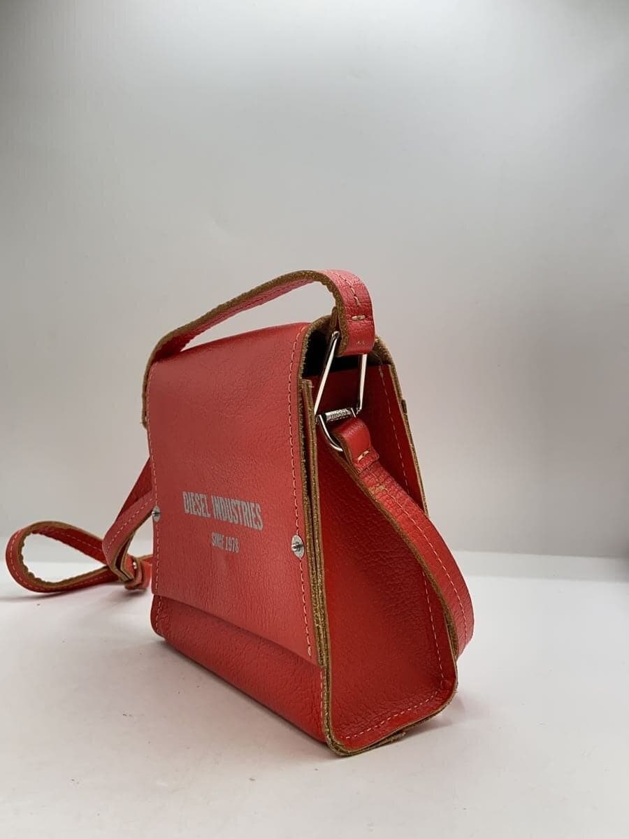 Diesel Fashion Shoulder Bag Leather RED 2