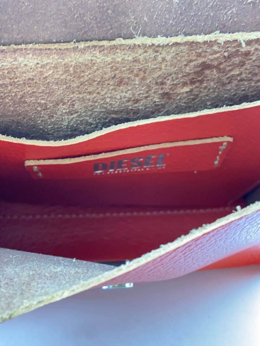 Diesel Fashion Shoulder Bag Leather RED 6