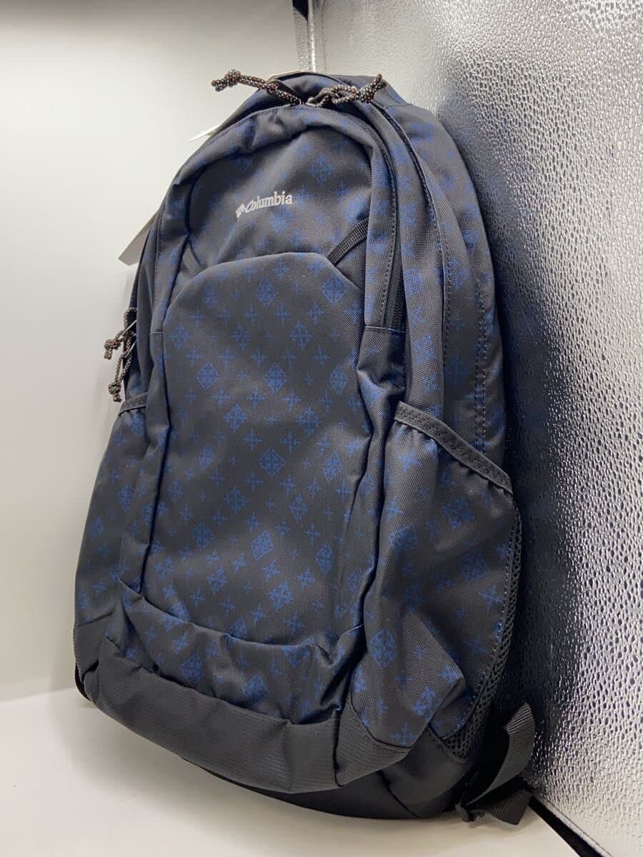 Columbia × Daily russet backpack -- BLK all-over pattern PU8717 ×Daily russet 2