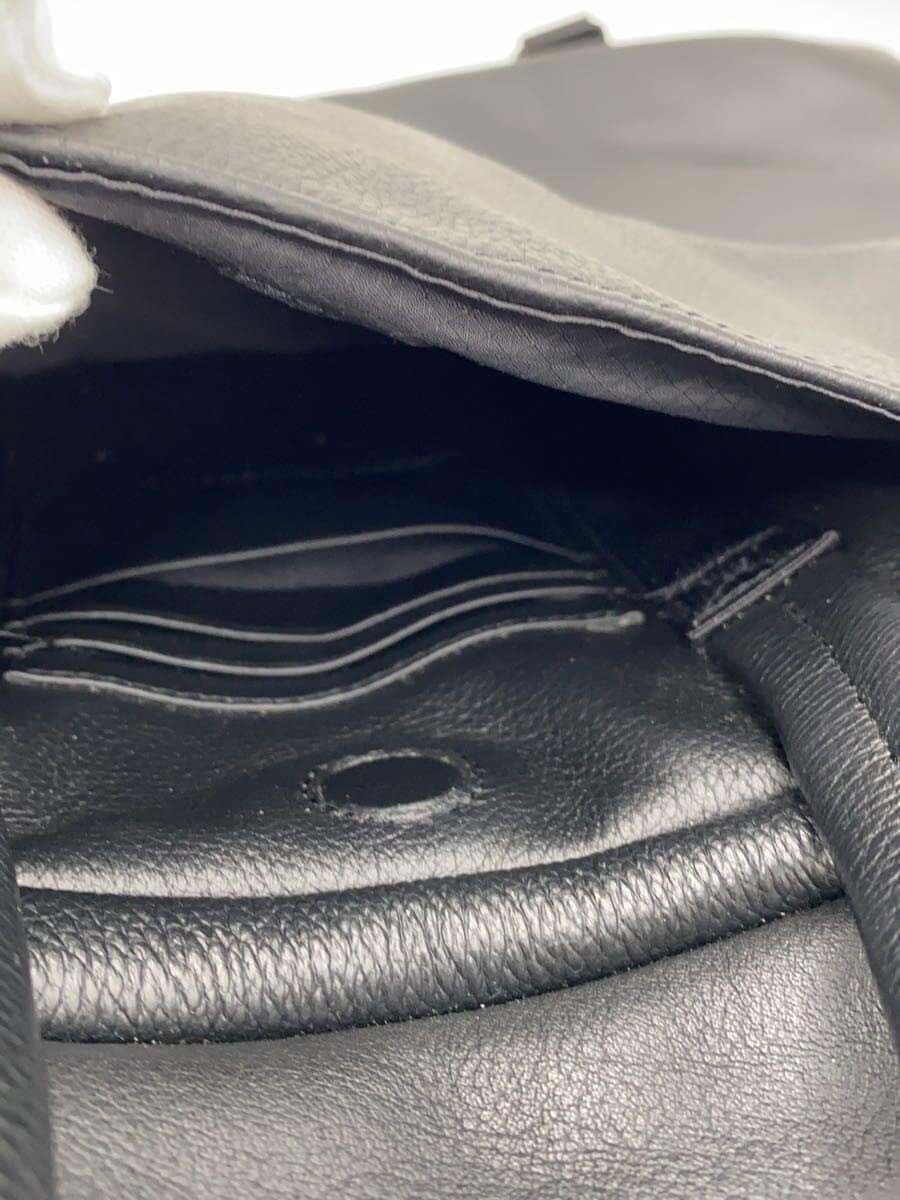 BROSKI AND SUPPLY Briefcase Leather BLK BBOM-811 3-Way Waterproof Leather 7