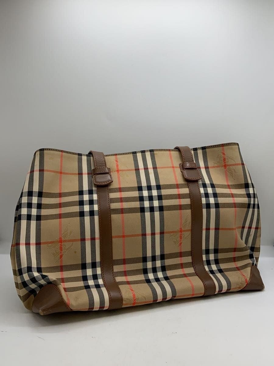 BURBERRY tote bag -- BEG check Nova check condition considered 3