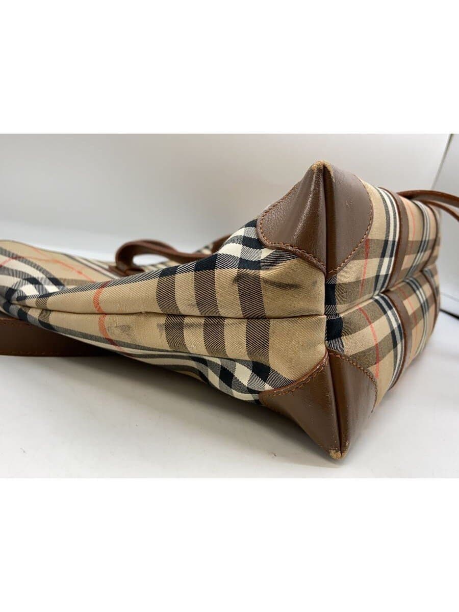BURBERRY tote bag -- BEG check Nova check condition considered 8
