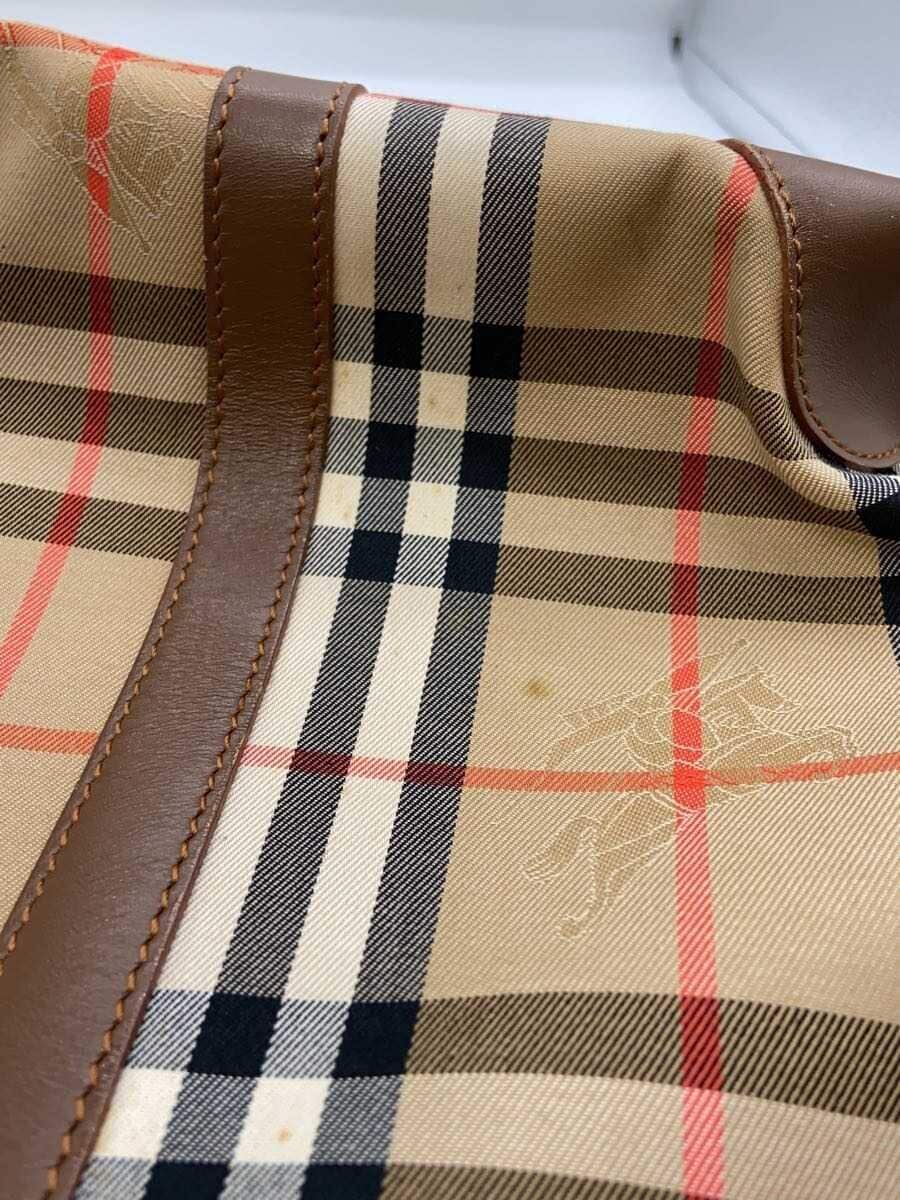 BURBERRY tote bag -- BEG check Nova check condition considered 9
