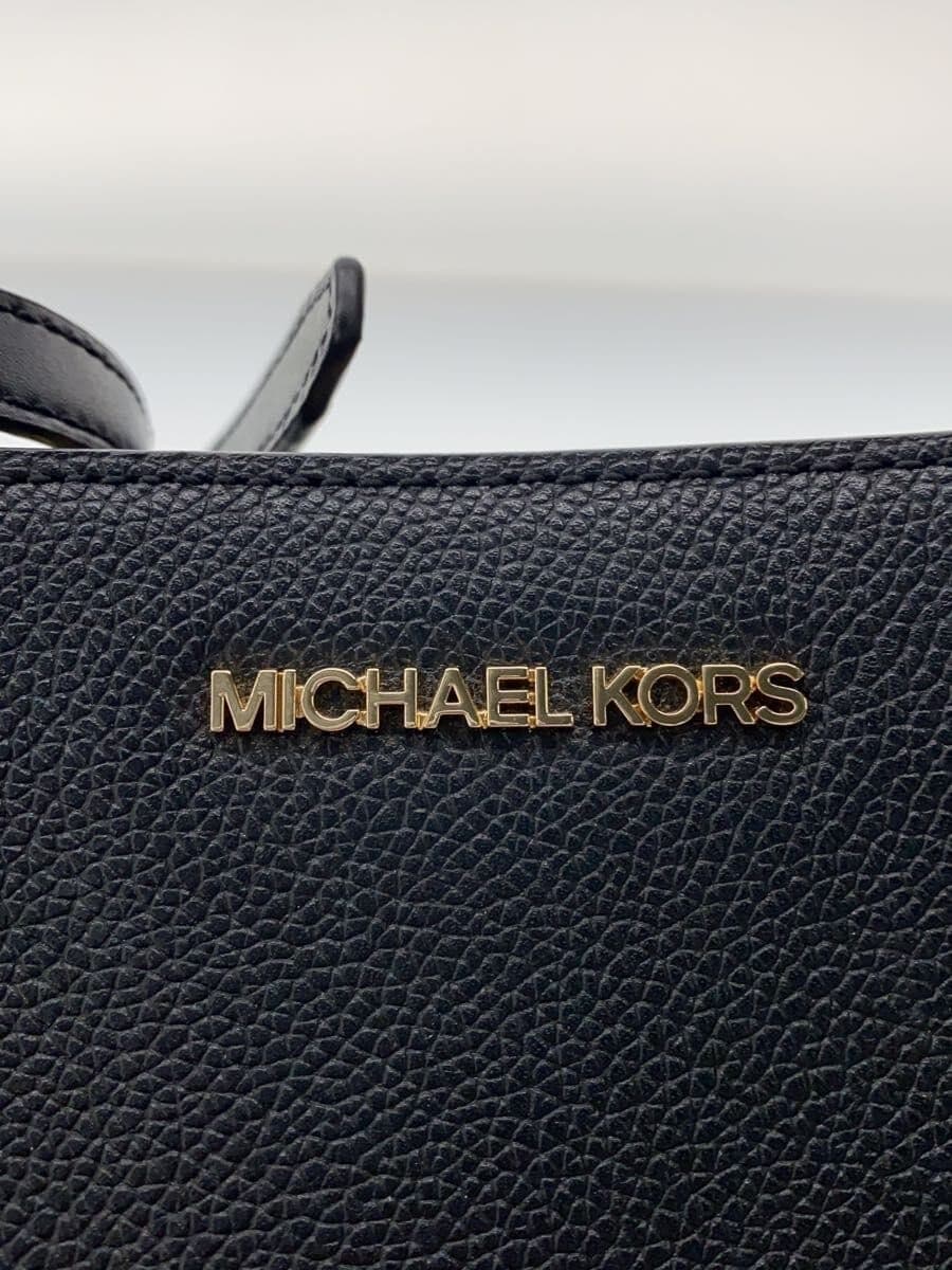 MICHAEL KORS Shoulder Bag Leather BLK Solid 35H9GNIC9L 5
