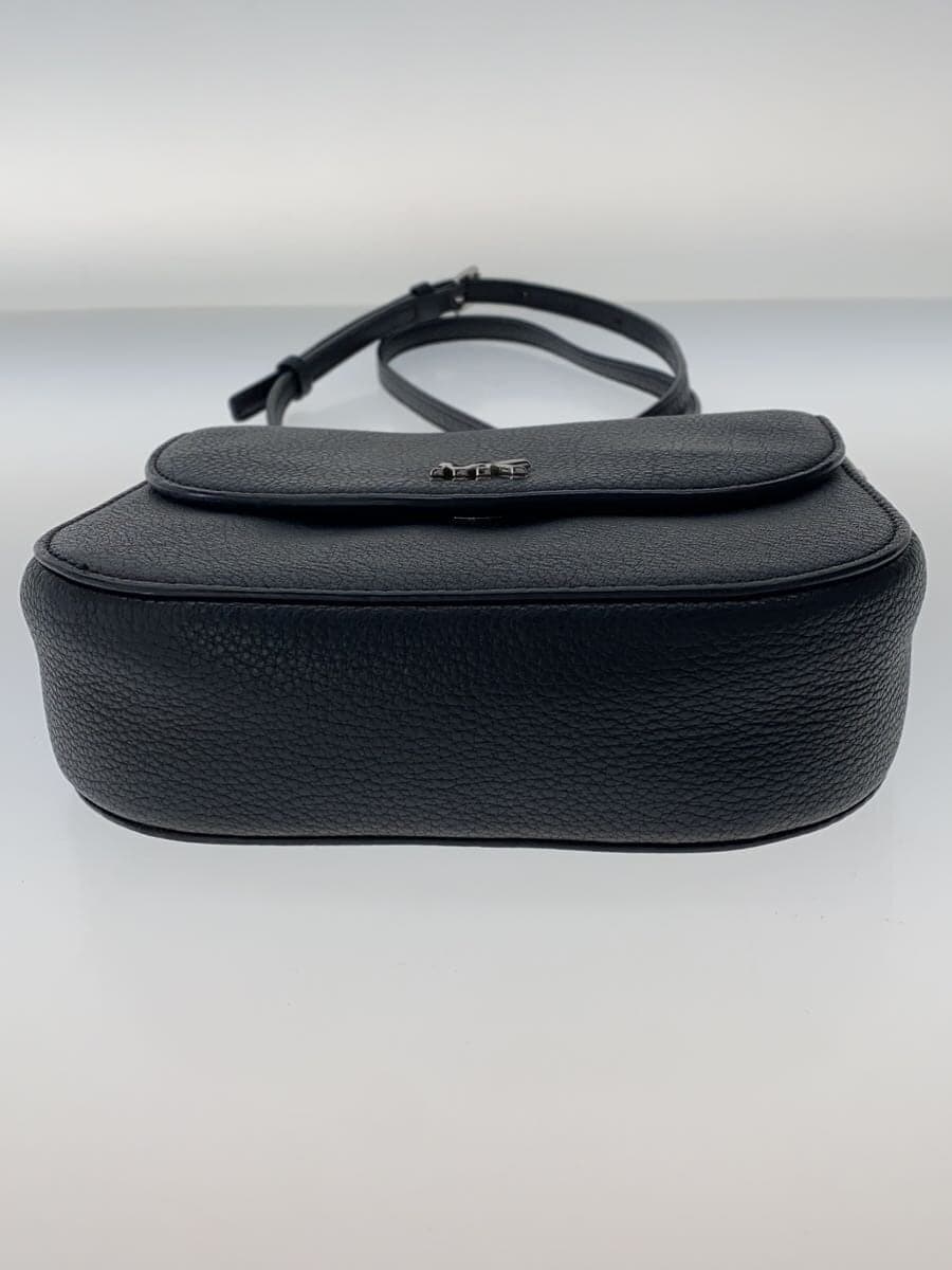 MICHAEL KORS Shoulder Bag Leather BLK OA-1811 4