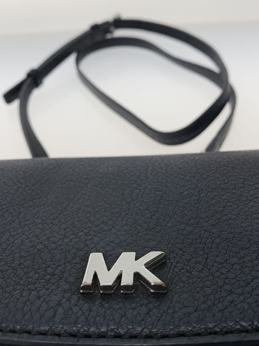 MICHAEL KORS Shoulder Bag Leather BLK OA-1811 5