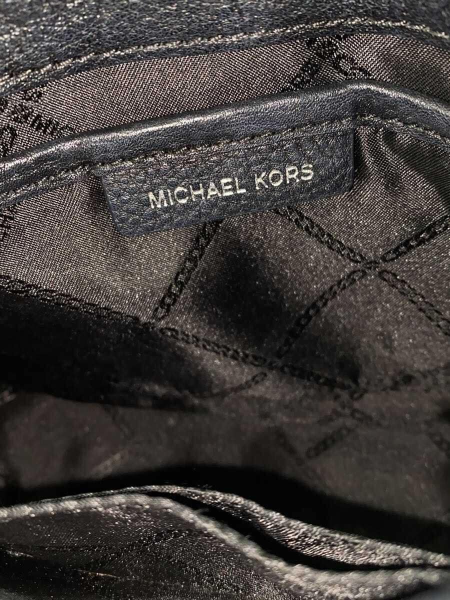 MICHAEL KORS Shoulder Bag Leather BLK OA-1811 6