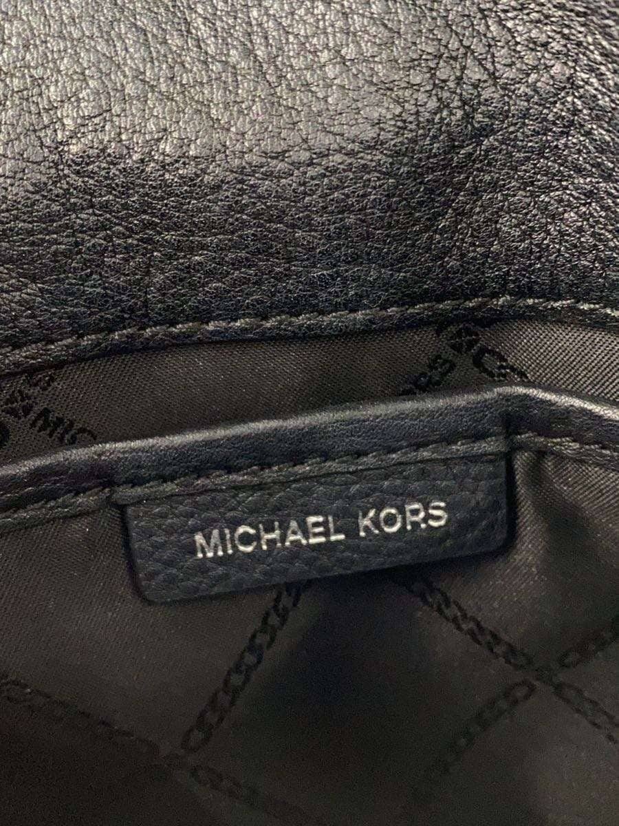 MICHAEL KORS Shoulder Bag Leather BLK OA-1811 7