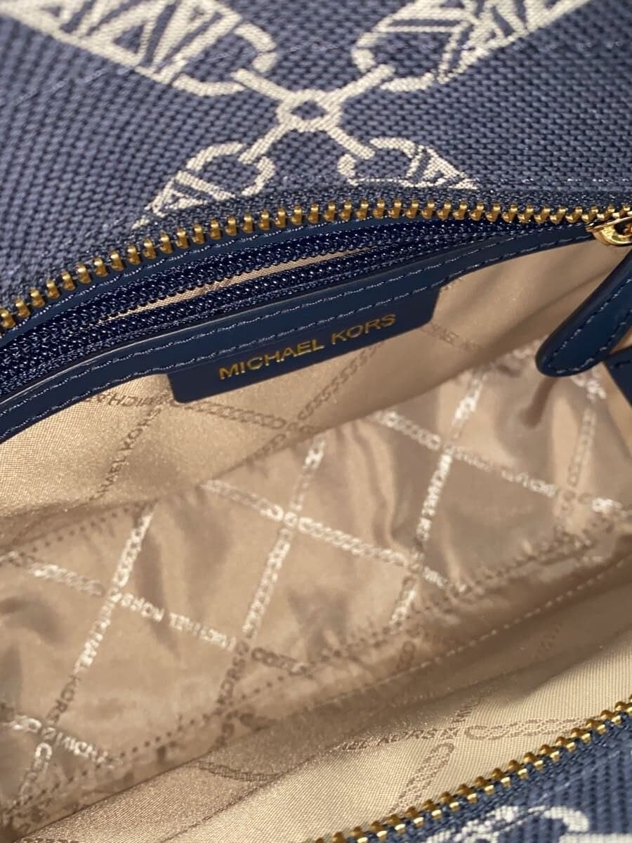 MICHAEL KORS Shoulder Bag Polyester NVY CE-2303 5