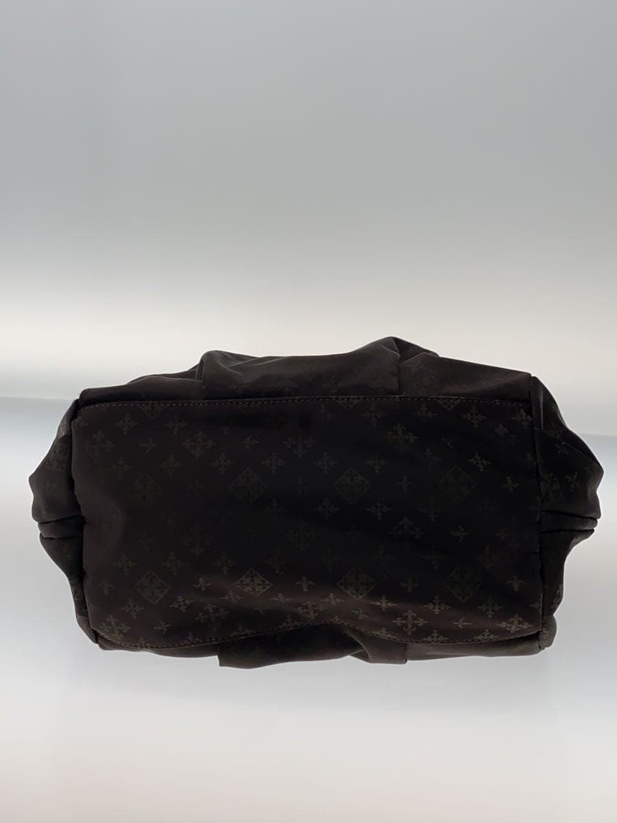 russet Shoulder Bag Nylon BRW All Over Pattern 4