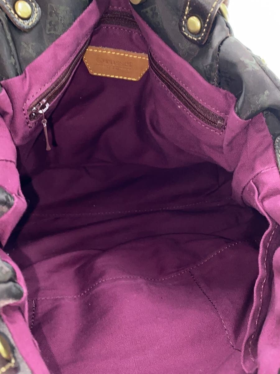 russet Shoulder Bag Nylon BRW All Over Pattern 5