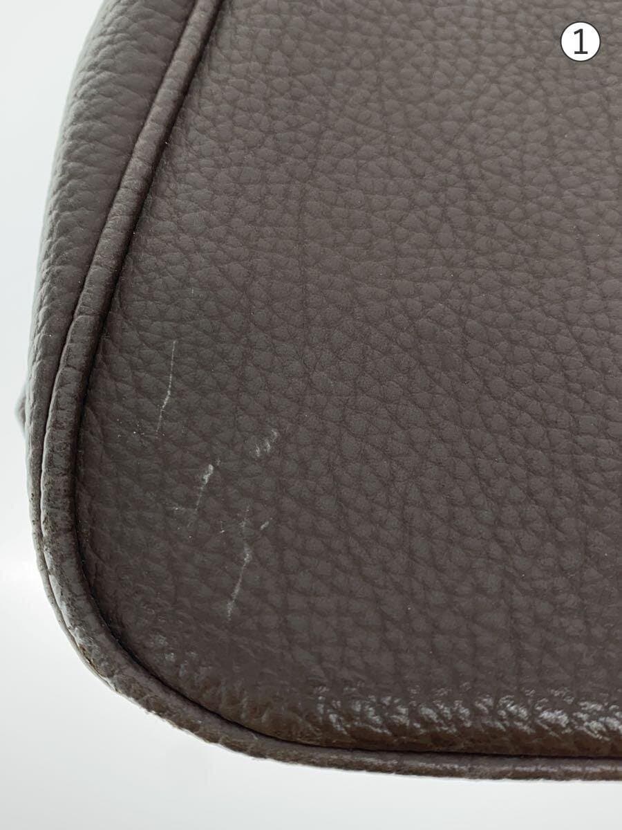 CASTELBAJAC Handbag Leather BRW 7