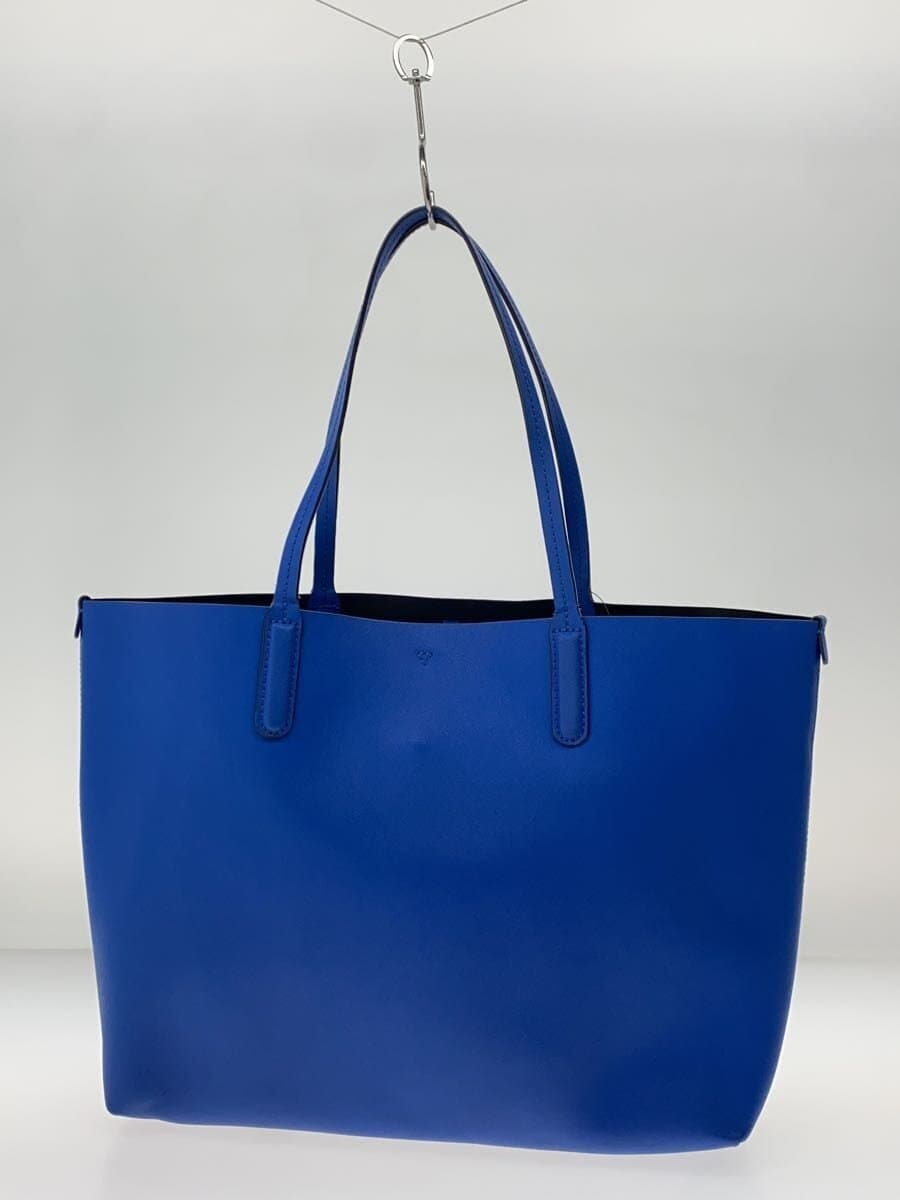 MARC BY MARC JACOBS Tote Bag Leather BLU Solid 3
