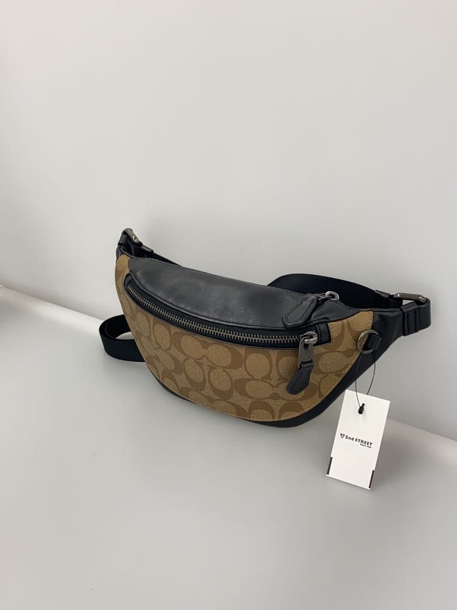 COACH Waist Bag Leather BRW All Over Pattern F84711 2