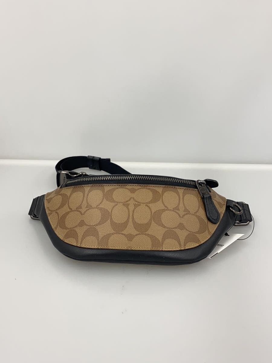 COACH Waist Bag Leather BRW All Over Pattern F84711 4