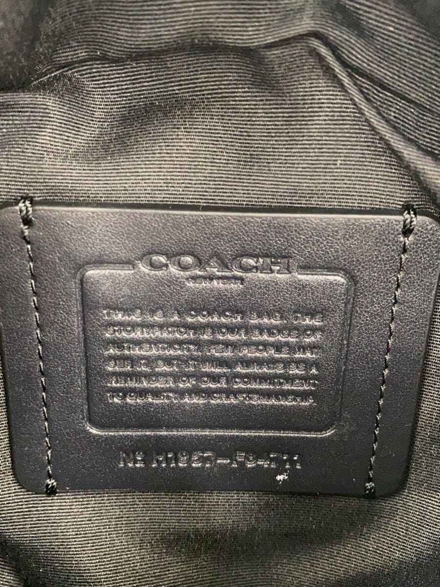 COACH Waist Bag Leather BRW All Over Pattern F84711 5