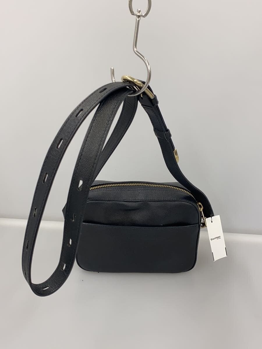 FURLA Shoulder Bag Leather BLK Solid 3