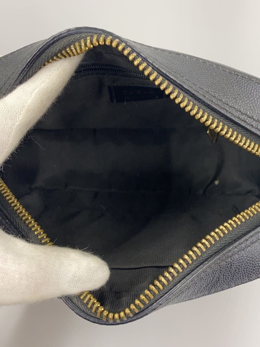 FURLA Shoulder Bag Leather BLK Solid 6