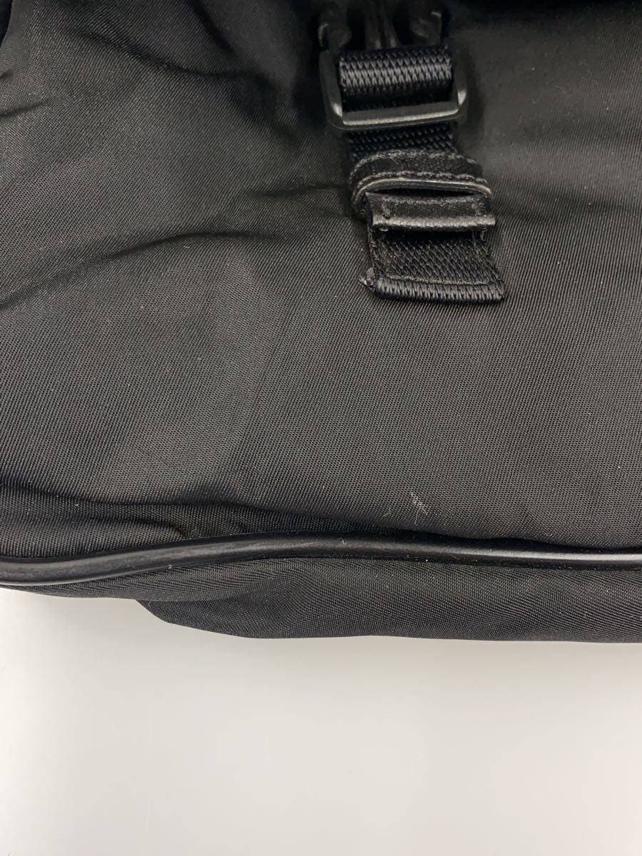 PRADA Shoulder Bag BLK Stain、Scuff、With Wear 8