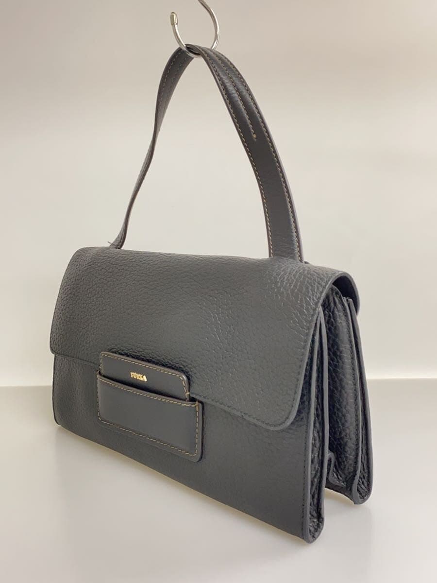 FURLA handbag leather black F6996 2