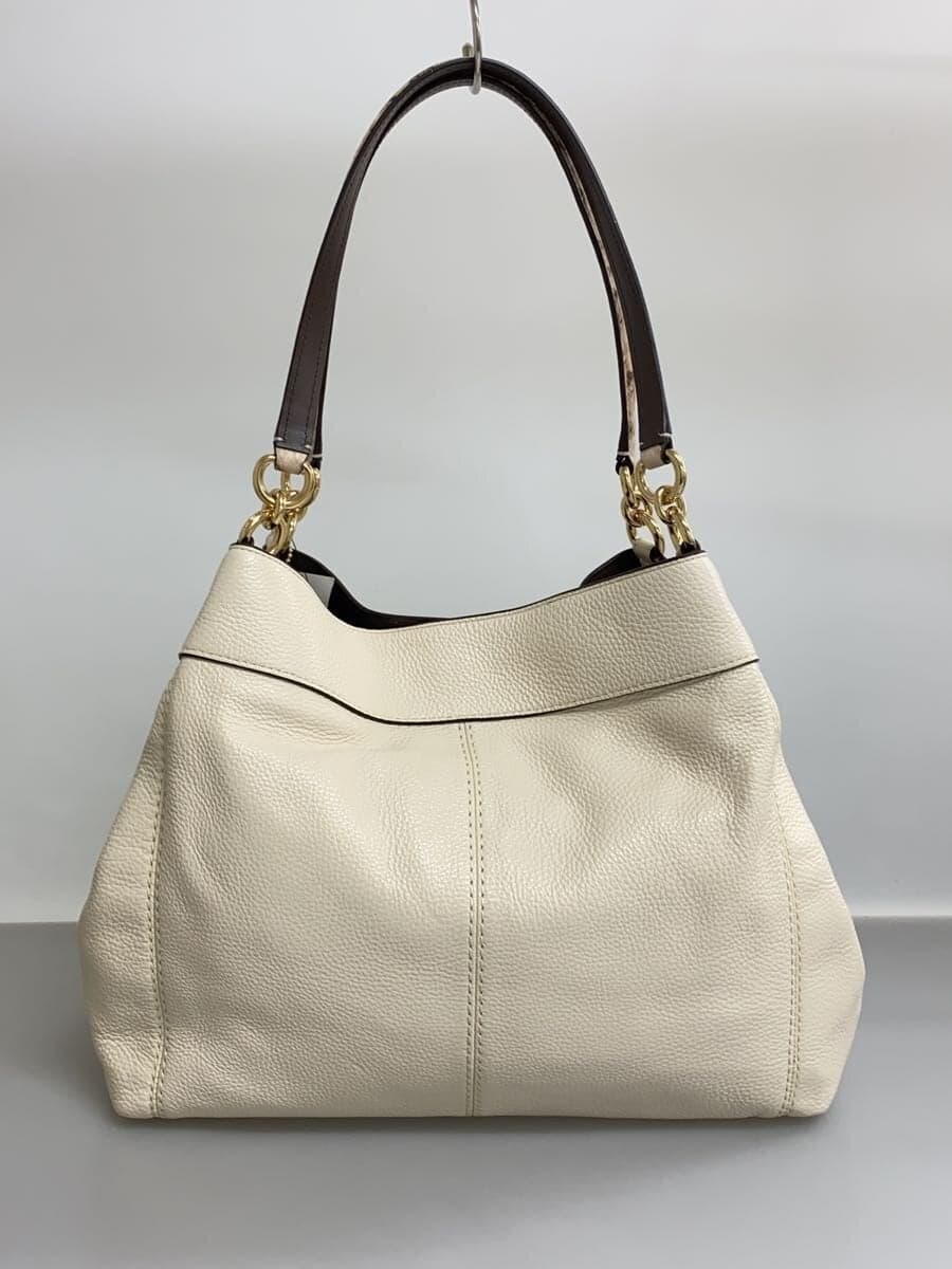 COACH tote bag leather CRM F38991 3