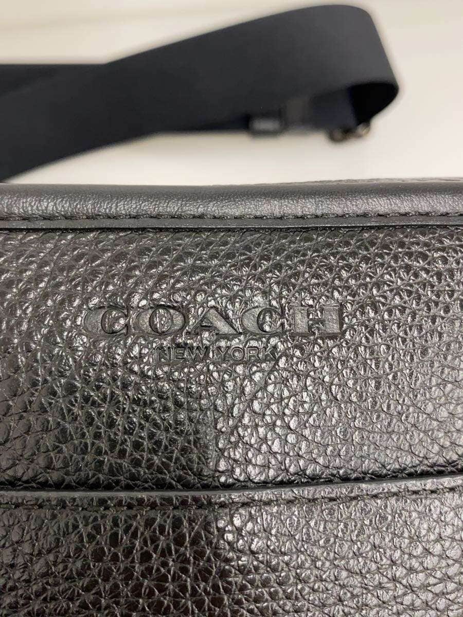 COACH Shoulder Bag Leather Black CP178 5