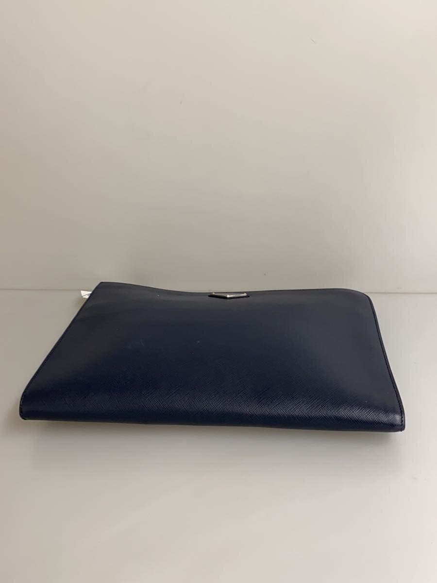 PRADA second bag leather NVY 2VN003 4