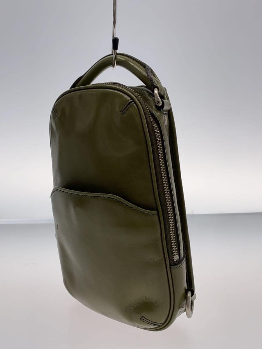 HERGOPOCH Shoulder Bag Leather KHK 2