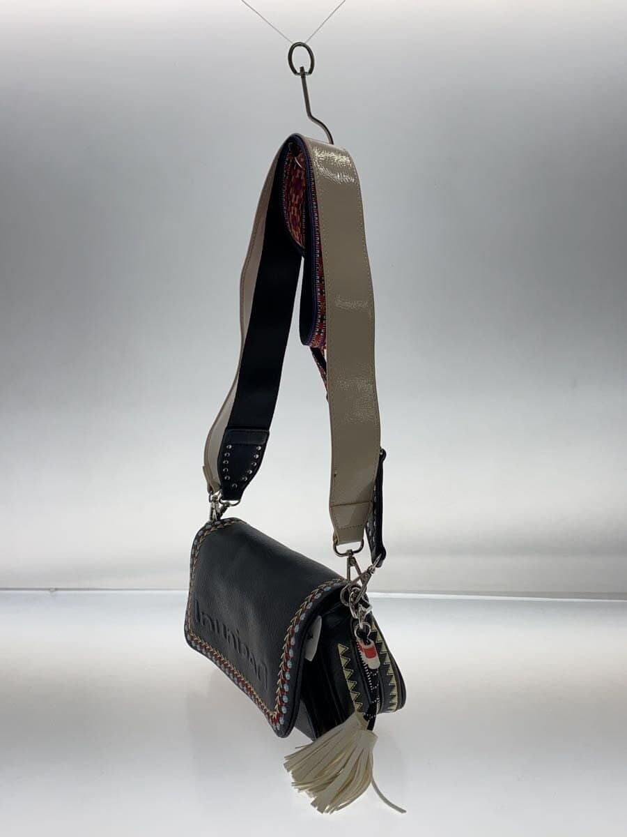 Desigual Shoulder Bag BLK Solid Embroidery 2