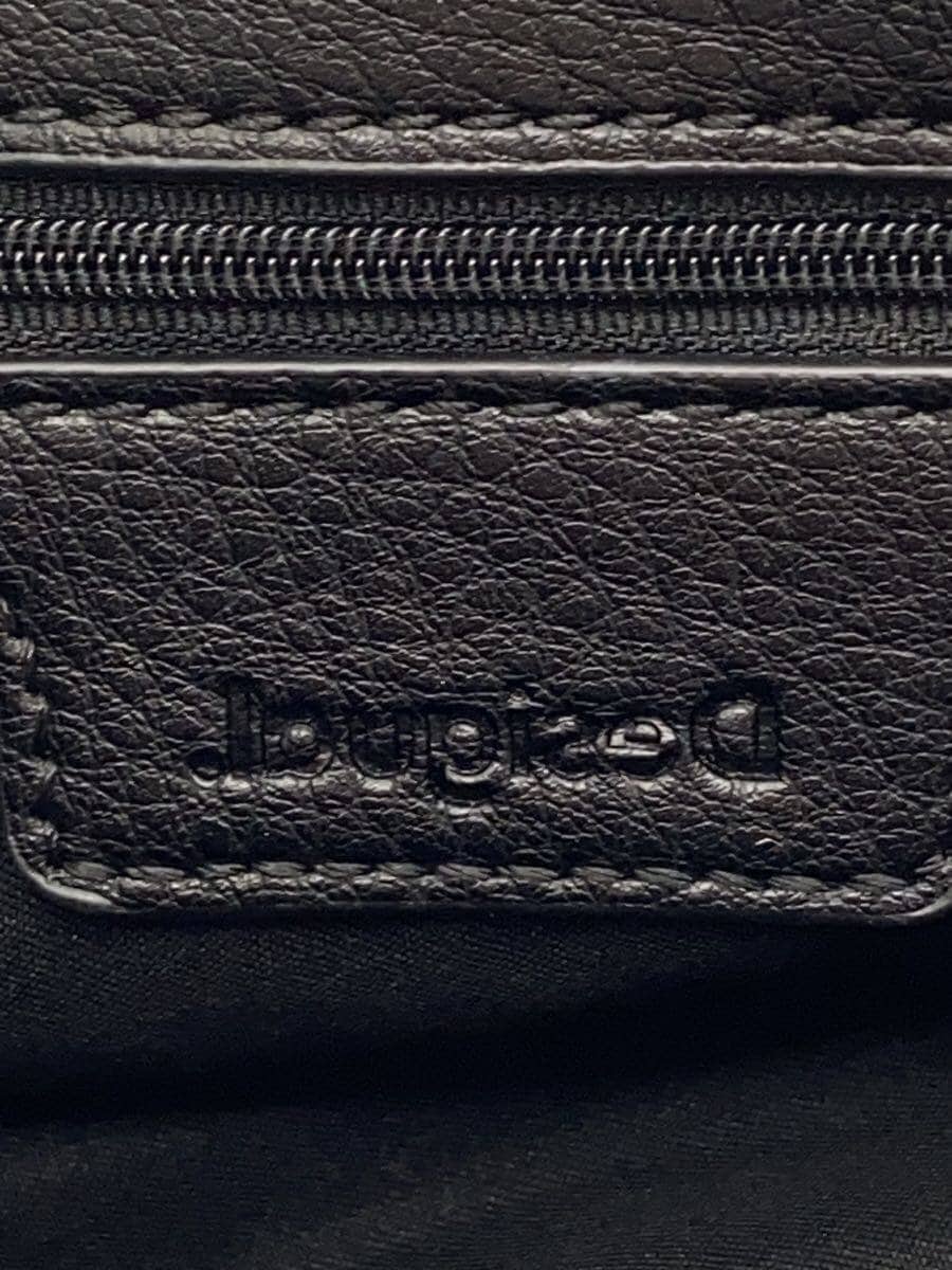 Desigual Shoulder Bag BLK Solid Embroidery 5