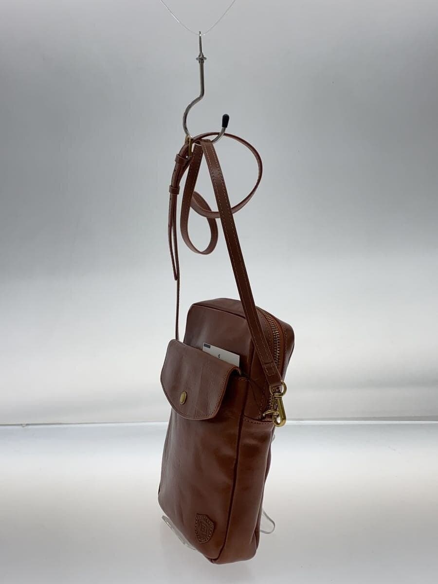 BELLIES YORK Shoulder Bag Leather BRW Solid 2