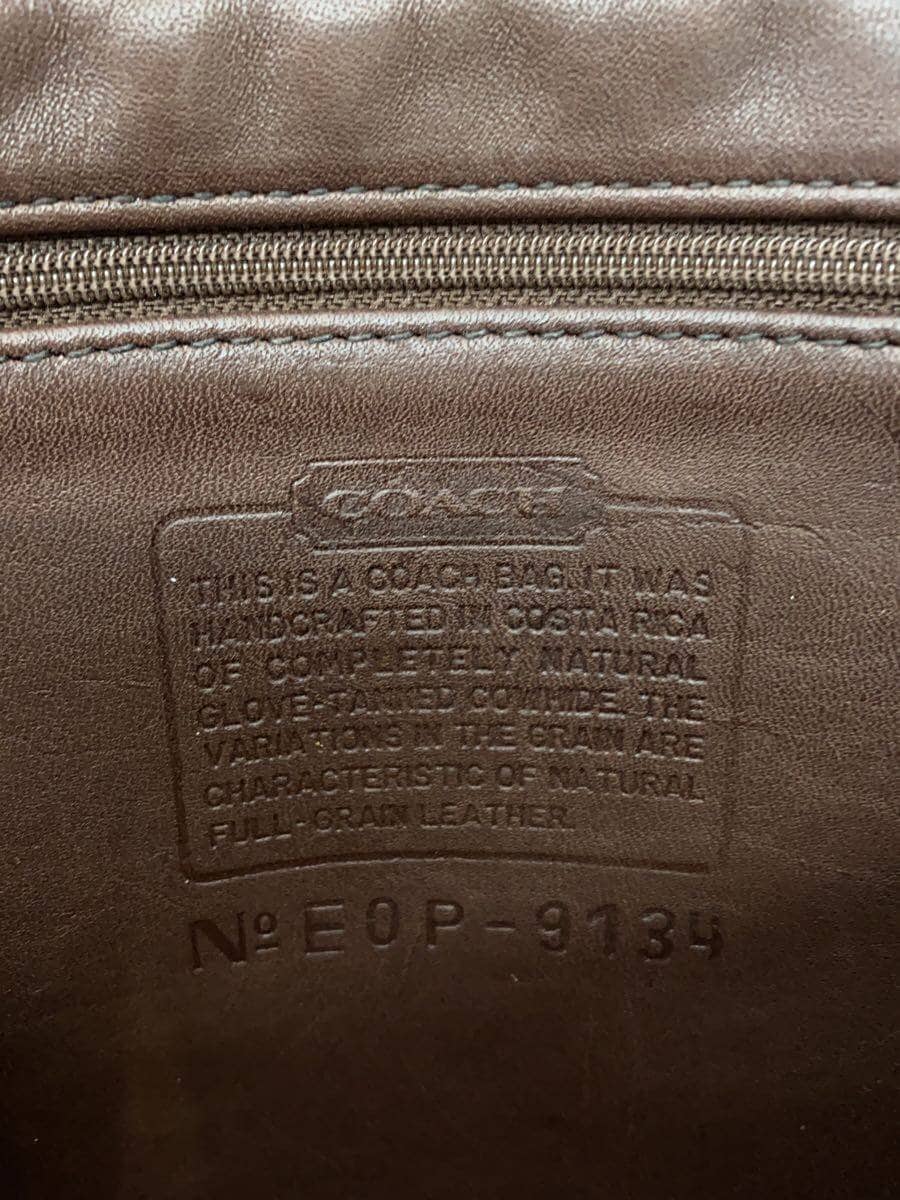 COACH Shoulder Bag Leather BRW Solid E0P-9134 5