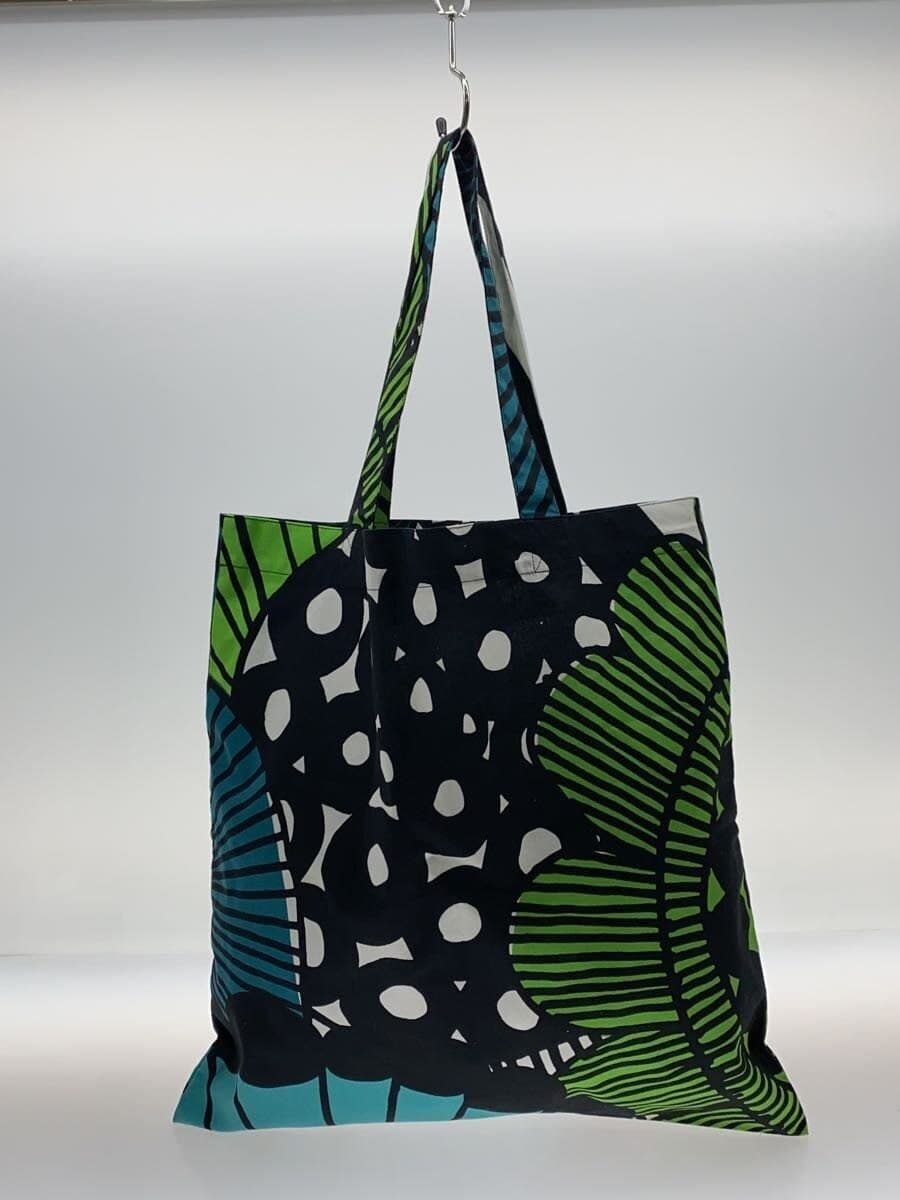 marimekko Tote Bag Cotton Multicolor All Over Pattern 3